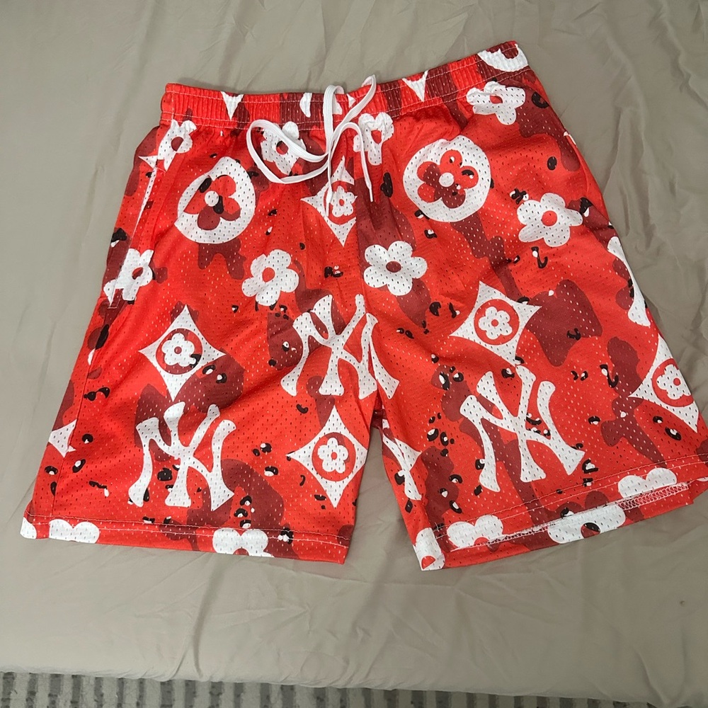 SLX Red Mesh Shorts